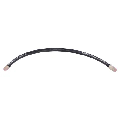 Furtun presiune sertizat cu capete filetate L = 800 mm - imagine 3