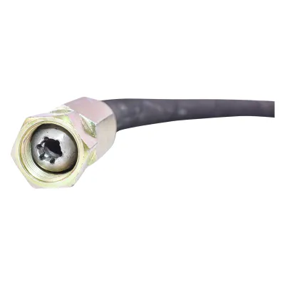 Furtun presiune sertizat cu capete filetate L = 800 mm - imagine 2