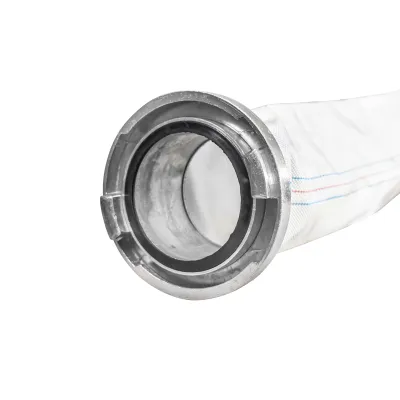 Furtun irigatii/pomp. din PVC 4 toli, lungime 30m, cu racord de aluminiu, max 6bar, panzat Breckner Germany - imagine 2