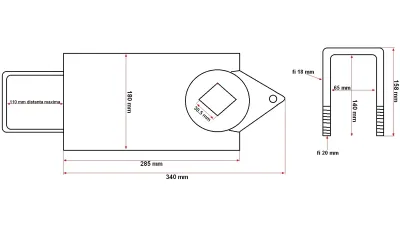 Suport si brida pentru lagar cu rulment ST491 - imagine 5
