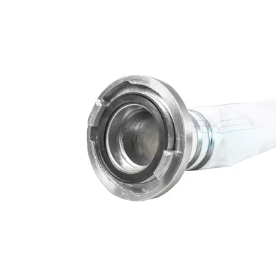 Furtun irigatii/pomp. premium din PVC 4 toli, lungime 20m cu racord aluminiu, max 10bar, panzat Breckner Germany - imagine 2
