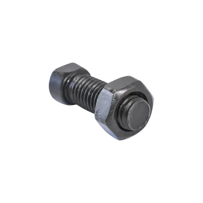 Surub si piulita M12x38 cap conic cu doua laturi cioc brazdar Vogel Noot - imagine 2