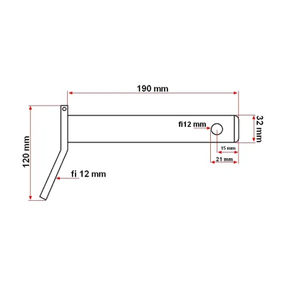 Bolt tirant cu lant si manivela fi 32mm - imagine 3