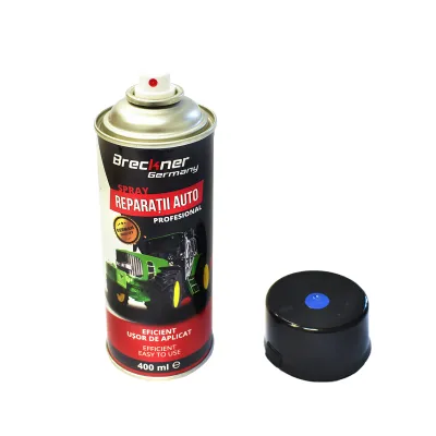 Spray vopsea albastru pentru reparatii auto, tip New Holland Breckner Germany - imagine 2