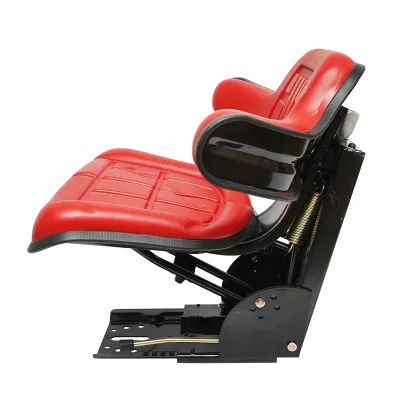 Scaun tractor rosu reglaj triplu cu amortizor UTB U-445 si U-650 - imagine 2