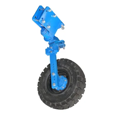 Roata cu brat, anvelopa industriala 650/10 pentru plug reversibil hidraulic - imagine 3
