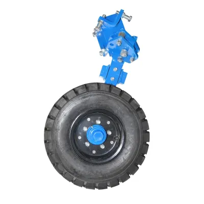 Roata cu brat, anvelopa industriala 650/10 pentru plug reversibil hidraulic - imagine 2