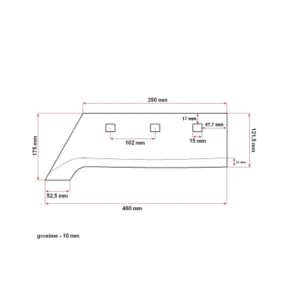 Brazdar plug PP4 durificat - imagine 5