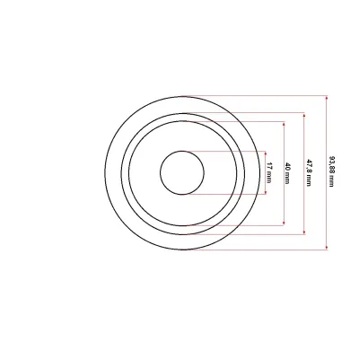Rulment intinzator lant 6203Z cu carcasa pentru balotiera 9YK 93.88x40x18mm - imagine 5