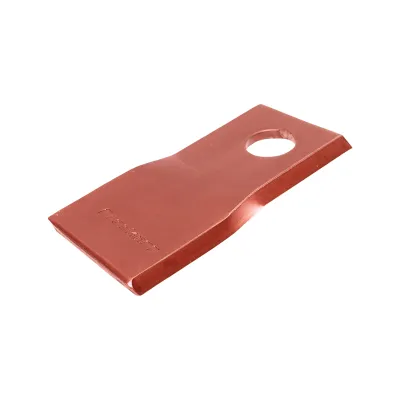 Lama torsionata, sens de rotatie dreapta pentru cositoare rotativa 112x47x4mm 19mm Breckner Germany - imagine 2