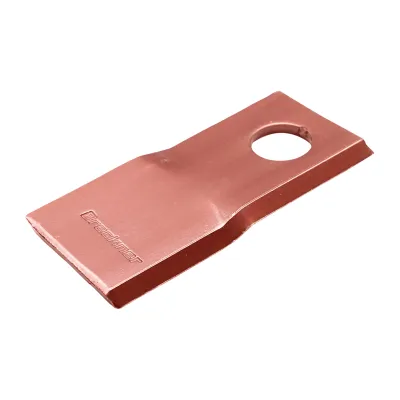 Lama torsionata, sens de rotatie dreapta pentru cositoare rotativa 112x48x4mm 21mm Breckner Germany - imagine 2