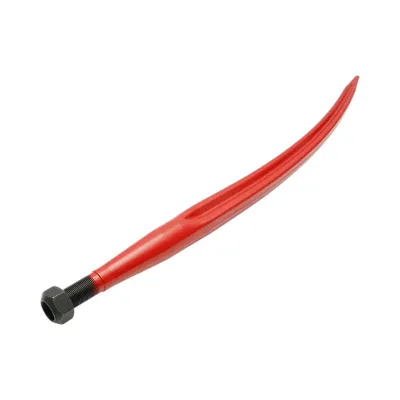 Tepusa arcuita profil T dublu 680mm pentru furca incarcat baloti M22x1.5mm - imagine 3