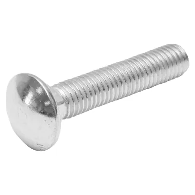 Set 50 buc surub zincat pentru plug DIN 603 M10x50mm - imagine 3