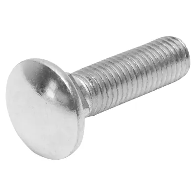 Set 50 buc surub zincat pentru plug DIN 603 M12x45mm - imagine 3