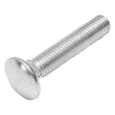 Set 50 buc surub zincat pentru plug DIN 603 M12x60mm - imagine 3