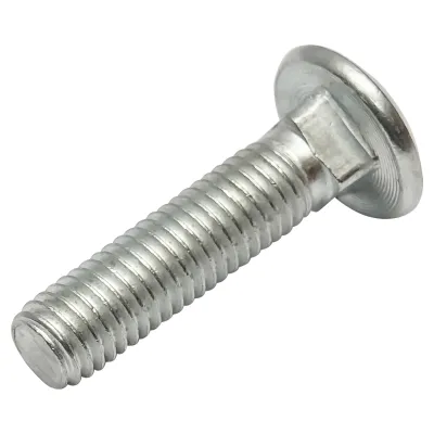 Set 50 buc surub zincat pentru plug DIN 603 M10x40mm - imagine 2