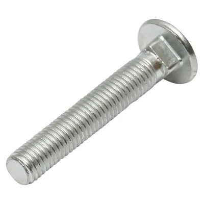 Set 50 buc surub zincat pentru plug DIN 603 M10x60mm - imagine 2