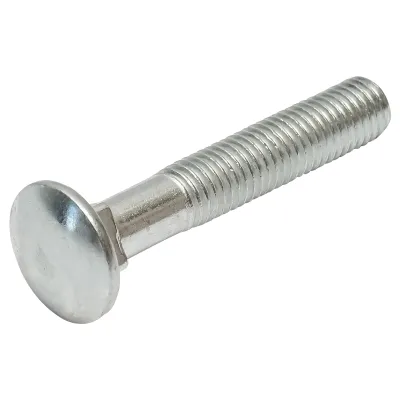 Set 50 buc surub zincat pentru plug DIN 603 M12x70mm - imagine 3