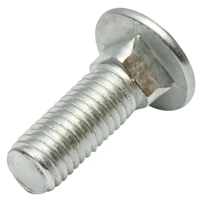 Set 50 buc surub zincat pentru plug DIN 603 M14x40mm - imagine 2