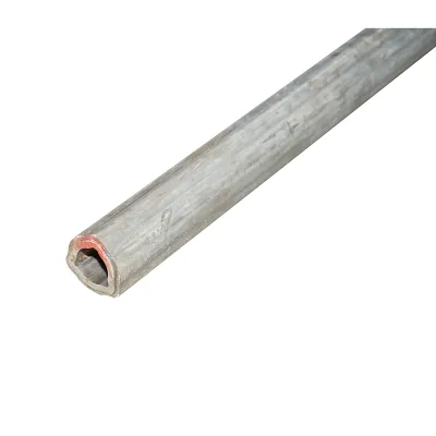 Set teava triunghiulara cardan seria T4 exterior 43.4 si interior 40,1x36.1 cruce 27x74,6 L=1m