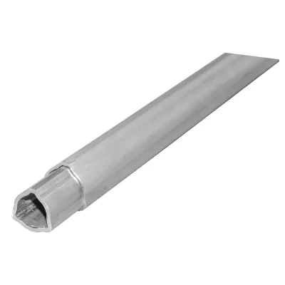 Set teava triunghiulara cardan seria T5 exterior 51,3 si interior 44,7 cruce 30,2x80 L=1.5m - imagine 2
