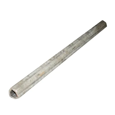 Set teava triunghiulara cardan seria T6 exterior 54 si interior 45 cruce 30,2x92 L=1m - imagine 2