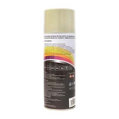 Spray vopsea auto crem tip Fiat profesionala cu uscare rapida 450ml MAGIC - imagine 3