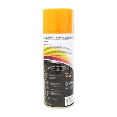 Spray vopsea auto galben tip Caterpillar profesionala cu uscare rapida 450ml MAGIC - imagine 3