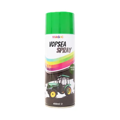 Spray vopsea auto verde tip Amazone profesionala cu uscare rapida 450ml MAGIC