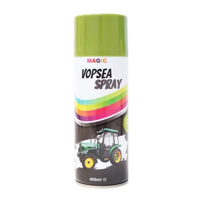 Spray vopsea auto verde tip Claas profesionala cu uscare rapida 450ml MAGIC
