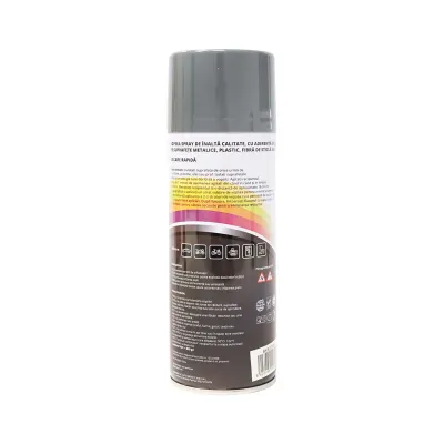 Spray vopsea auto gri tip Massey Ferguson profesionala cu uscare rapida 450ml MAGIC - imagine 3