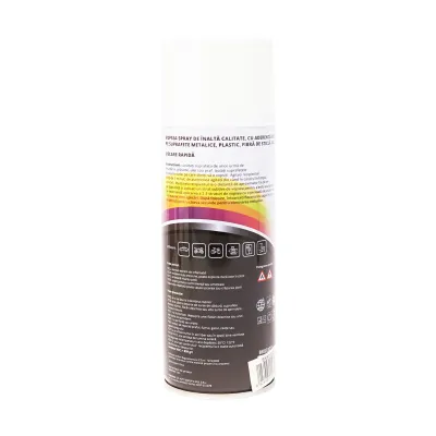 Spray vopsea auto alb papirus tip Steyr profesionala cu uscare rapida 450ml MAGIC - imagine 3