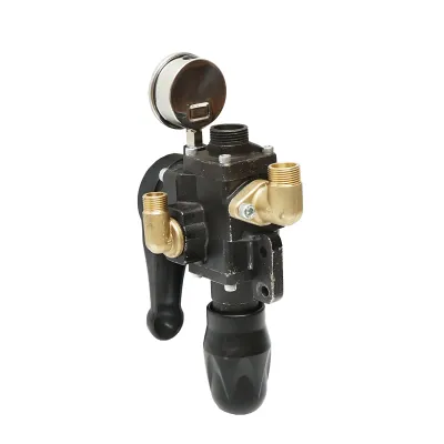 Distribuitor metalic cu 3 cai, manometru glicerina inclus pentru erbicidator - imagine 5