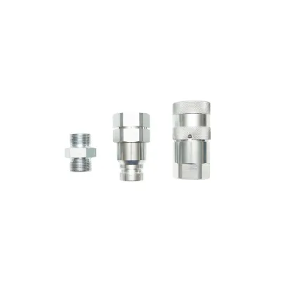 Set cupla rapida 1 tol (supapa trecere mama+tata/mos+baba) adaptor drept 83x45x48mm - imagine 4
