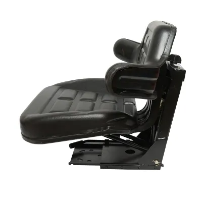 Scaun negru pentru tractor U-445, U-650 cu reglaj triplu si amortizor - imagine 4