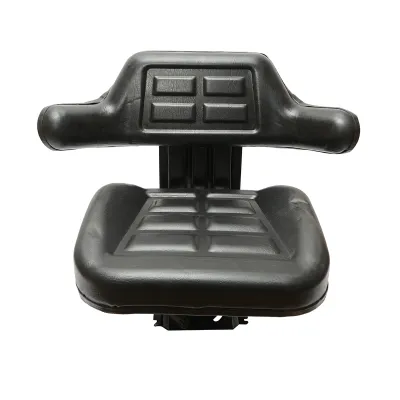 Scaun negru pentru tractor U-445, U-650 cu reglaj triplu si amortizor - imagine 2
