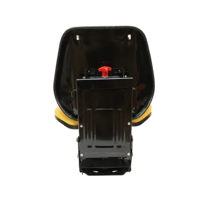 Scaun universal galben cu reglaj triplu si amortizor pentru tractor U-445 - imagine 3