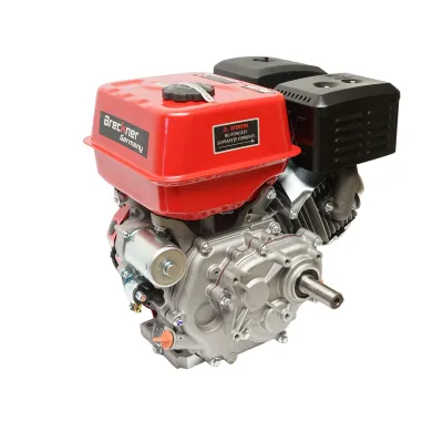 Motor pe benzina 9CP, 4 timpi, ax cu pana 25mm pornire cheie/sfoara, reductor priza Breckner Germany - imagine 2