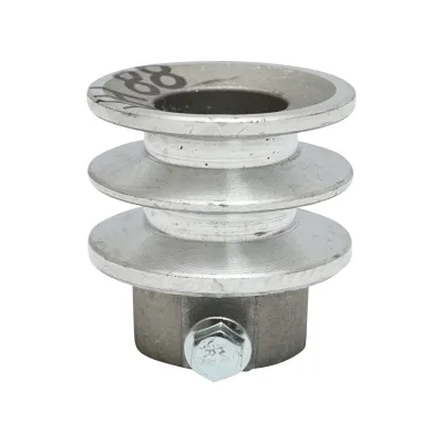 Fulie cu 2 caneluri pentru ax cu pana 19mm, motor 7Cp - imagine 2