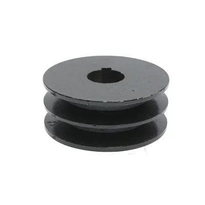 Fulie 2 caneluri pentru motor ax cu pana 25mm, motor 13 CP