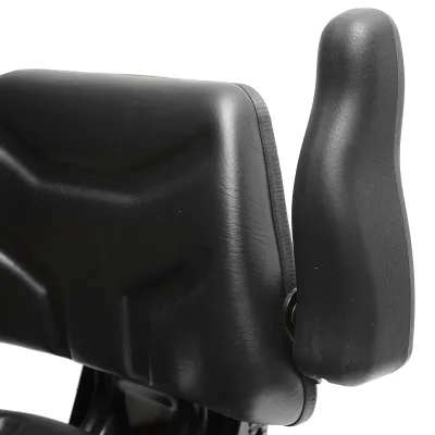 Scaun pentru tractor, negru, reglabil cu cotiera, latime sezut 485mm - imagine 5