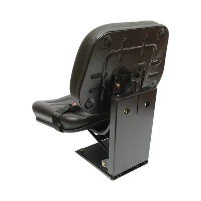 Scaun universal tractor negru reglabil cu centura de siguranta - imagine 5