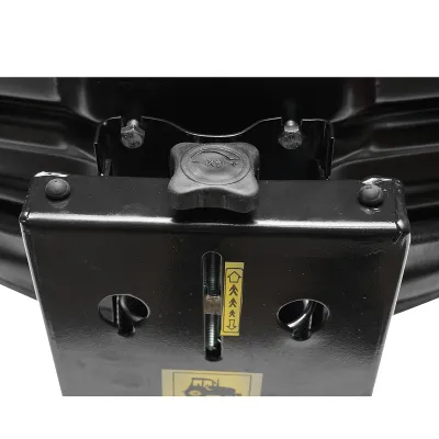 Scaun universal tractor cu reglaj triplu si amortizor, negru lucios - imagine 6