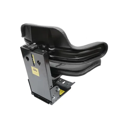 Scaun universal tractor cu reglaj triplu si amortizor, negru lucios - imagine 5