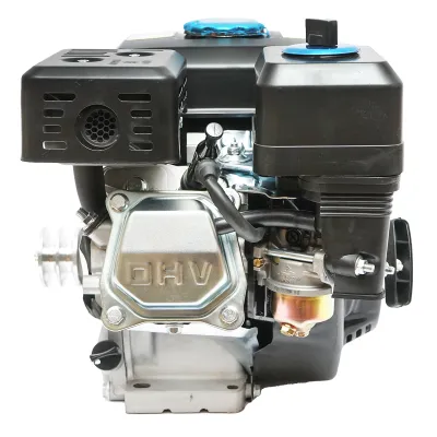 Motor pe benzina cu fulie 7.5CP, 4 timpi, ax cu pana 20mm pornire sfoara Breckner Germany - imagine 2