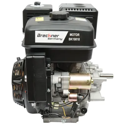 Motor pe benzina 13CP, 4 timpi, ax cu pana 25mm pornire cheie/sfoara, reductor priza Breckner Germany - imagine 4