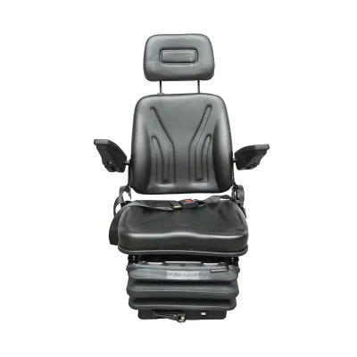 Scaun universal reglabil pe greutate 50-130Kg, cotiere si spatar rabatabil 50-90° pentru tractor, utilaje agricole, industriale, stivuitor - imagine 2