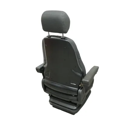 Scaun universal reglabil pe greutate 50-130Kg, cotiere si spatar rabatabil 50-90° pentru tractor, utilaje agricole, industriale, stivuitor  - imagine 4
