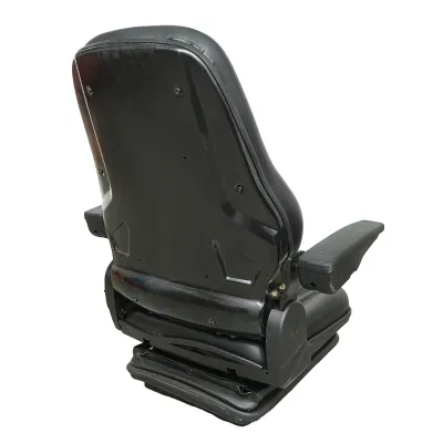 Scaun universal reglabil pe greutate 50-130Kg, cotiere si spatar rabatabil 55-89° pentru tractor, utilaje agricole, industriale, stivuitor - imagine 4