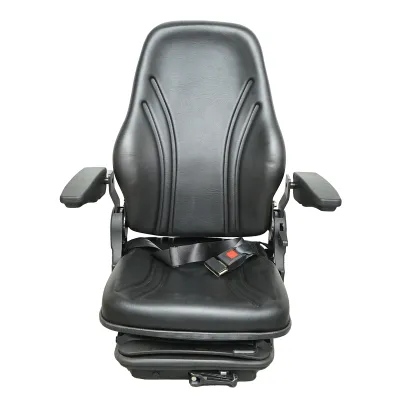 Scaun universal reglabil pe greutate 50-130Kg, cotiere si spatar rabatabil 55-89° pentru tractor, utilaje agricole, industriale, stivuitor - imagine 6